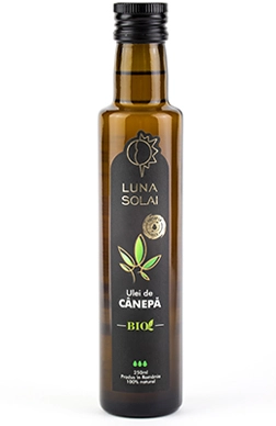 Ulei de cânepă BIO obținut prin presare la rece 250ml